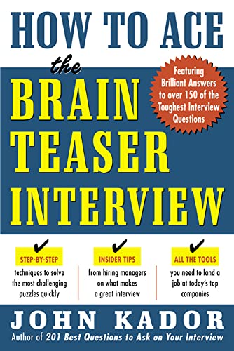 Imagen de archivo de How to Ace the Brainteaser Interview a la venta por Wonder Book