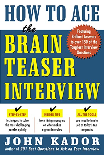 Stock image for How to Ace the Brainteaser Interview for sale by Wonder Book