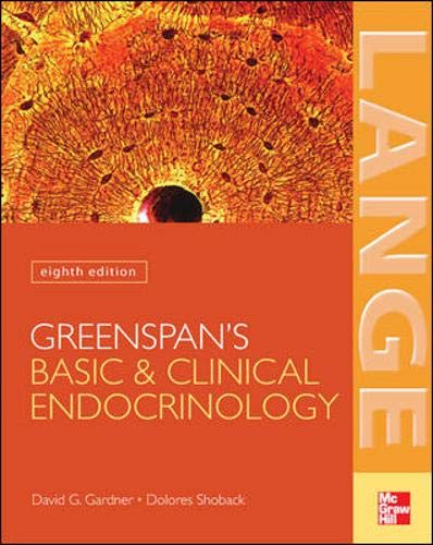 Imagen de archivo de Greenspan's Basic ; Clinical Endocrinology: Eighth Edition (Lange Medical Books) a la venta por HPB-Red