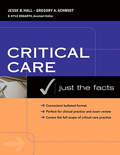 9780071440202: Critical Care: Just the Facts: Just The Facts