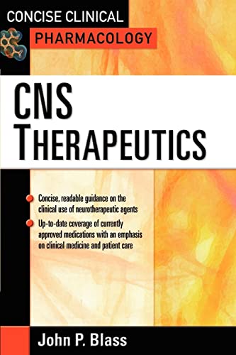 Stock image for CNS Therapeutics (Concise Clinical Pharmacology) for sale by Phatpocket Limited