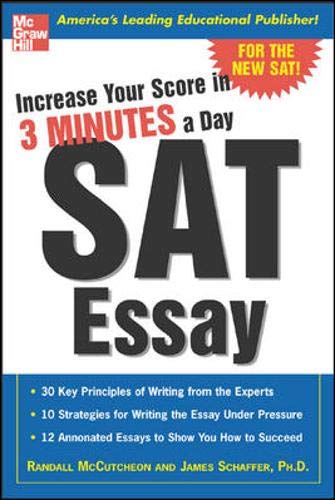 Imagen de archivo de Increase Your Score in 3 Minutes a Day: SAT Essay a la venta por WorldofBooks