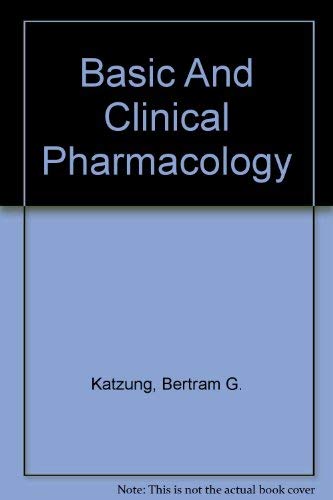 Stock image for Basic And Clinical Pharmacology for sale by HPB-Red