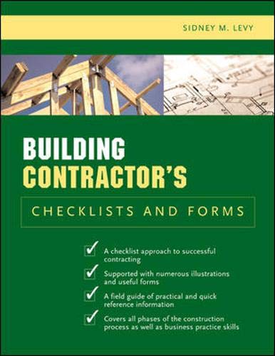 Building Contractors Checklists and Forms