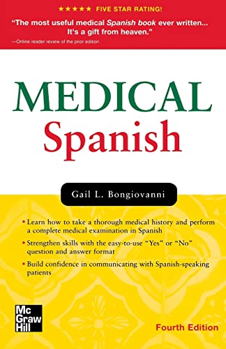 Beispielbild fr Medical Spanish, Fourth Edition (Bongiovanni, Medical Spanish) zum Verkauf von SecondSale