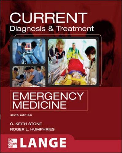 Imagen de archivo de CURRENT Diagnosis and Treatment Emergency Medicine (LANGE CURRENT Series) a la venta por Goodwill Books