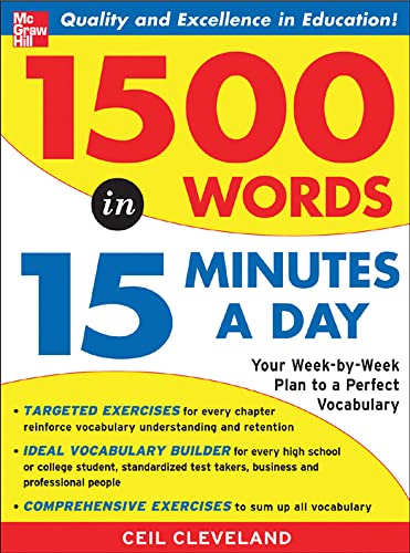 9780071443258: 1500 Words in 15 Minutes a Day