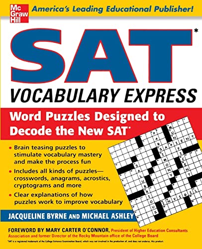 9780071443265: SAT Vocabulary Express: Word Puzzles Designed to Decode the New SAT