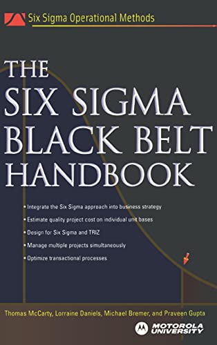 Stock image for The Six Sigma Black Belt Handbook (Six SIGMA Operational Methods) for sale by More Than Words