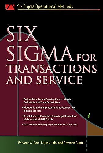 Imagen de archivo de Six SIgma for Transactions and Service (Six SIGMA Operational Methods) a la venta por SecondSale