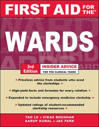 Stock image for First Aid for the Wards for sale by Better World Books