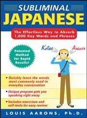 Stock image for Subliminal Japanese (3CDs + Guide) (Patented Method for Rapid Learning!) for sale by The Book Spot