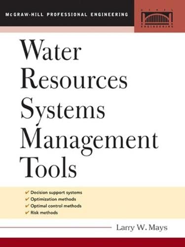 Beispielbild fr Water Resource Systems Management Tools zum Verkauf von ThriftBooks-Atlanta