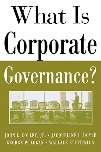 Beispielbild fr What Is Corporate Governance? (McGraw-Hill Executive MBA Series) zum Verkauf von Wonder Book