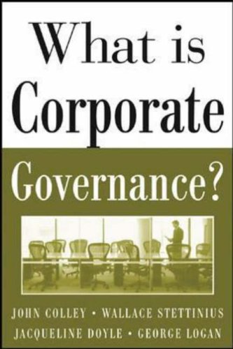 Stock image for What Is Corporate Governance? (The Mcgraw-Hill What Is) (MGMT & LEADERSHIP) for sale by WorldofBooks