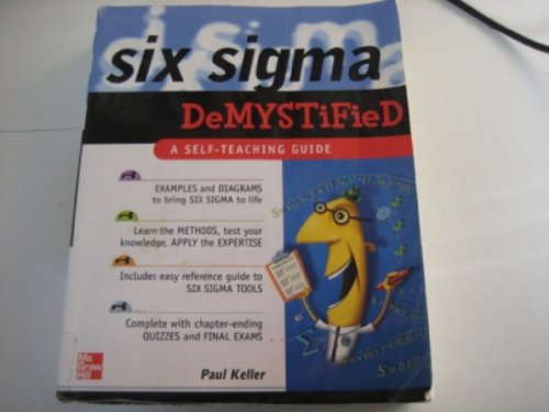 Stock image for Six Sigma Demystified: A Self-Teaching Guide for sale by Once Upon A Time Books