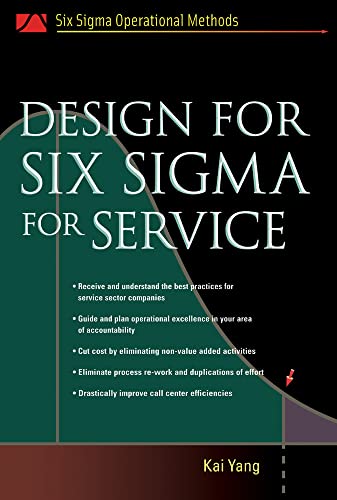 Stock image for Design for Six Sigma for Service for sale by Better World Books