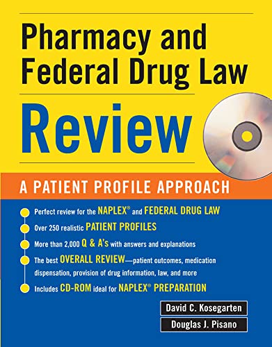 Stock image for Pharmacy & Federal Drug Law Review: A Patient Profile Approach for sale by Revaluation Books