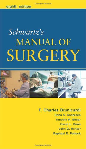 Imagen de archivo de Schwartz's Manual of Surgery a la venta por 2nd Life Books