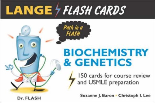 Stock image for Biochemistry & Genetics: Super-Power Your Test Prep! (LANGE Flash Cards) for sale by dsmbooks