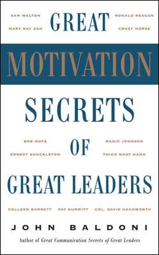 9780071447744: Great Motivation Secrets of Great Leaders
