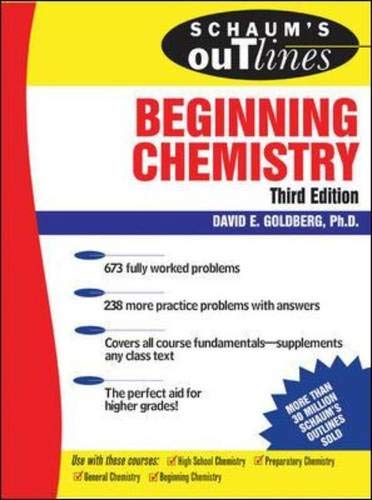 Stock image for Schaums Outline of Beginning Chemistry, 3rd ed (Schaums Outline Series) for sale by Zoom Books Company