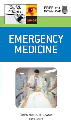 Imagen de archivo de Emergency Medicine Quick Glance (LANGE Quick Glance) a la venta por Open Books
