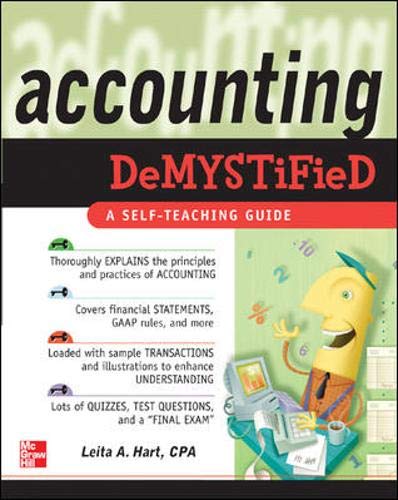 Beispielbild fr Accounting Demystified: A Self-Teaching Guide zum Verkauf von Wonder Book