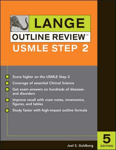 Stock image for Lange Outline Review : USMLE Step 2 for sale by Better World Books