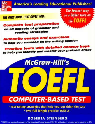 Beispielbild fr McGraw-Hill's TOEFL CBT zum Verkauf von Better World Books