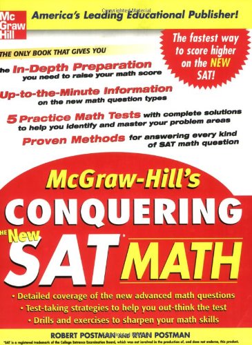 Beispielbild fr McGraw-Hill's Conquering the New SAT Math (McGraw-Hill's Conquering SAT Math) zum Verkauf von BookHolders