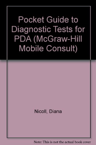 9780071455183: Pocket Guide to Diagnostic Tests for Pda (Mobile Consult)