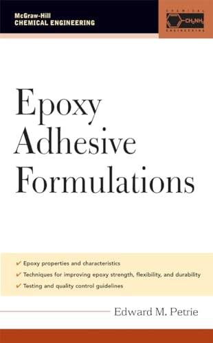 Epoxy Adhesive Formulations - Petrie, Edward M.