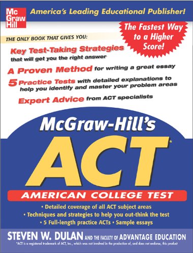 9780071456821: Mcgraw-hill's Act