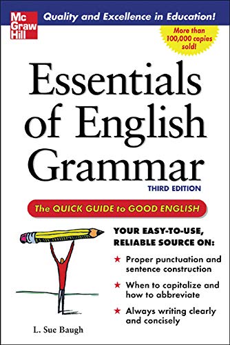 Stock image for Essentials of English Grammar: A Quick Guide To Good English for sale by Wonder Book