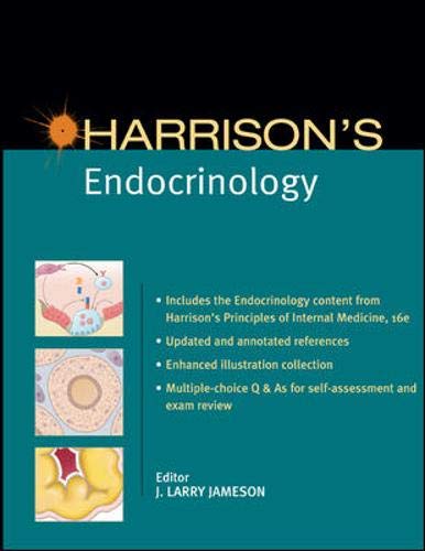 Imagen de archivo de Harrison's Endocrinology a la venta por Better World Books