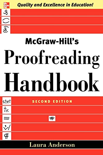 9780071457644: McGraw-Hill's Proofreading Handbook (NTC REFERENCE)