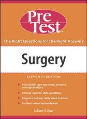 Imagen de archivo de Surgery: PreTest Self(tm) Assessment and Review, Eleventh Edition a la venta por Better World Books