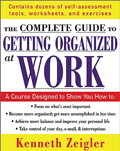 Stock image for Getting Organized at Work: 24 Lessons to Set Goals, Establish Priorities, and Manage Your Time (The McGraw-Hill Professional Education Series) for sale by WorldofBooks