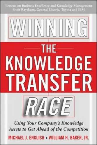 Beispielbild fr Winning the Knowledge Transfer Race : Using Your Company's Knowledge Assets to Get Ahead of the Competition zum Verkauf von Better World Books