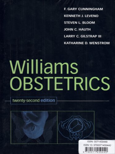 Williams Obstetrics Valuepack (Book and Study Guide) (9780071459440) by F. Gary Cunningham; Kenneth Leveno; Steven Bloom; John Hauth; Larry Gilstrap; Katharine Wenstrom