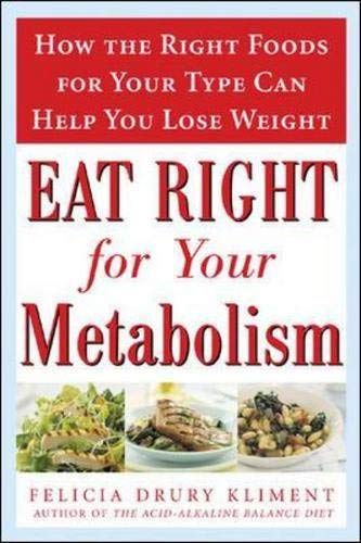 Eat Right for Your Metabolism: The Individualized Diet Plan to Balance Body Chemistry, Lose Weigh...