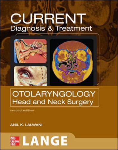 Stock image for CURRENT Diagnosis and Treatment in Otolaryngology--Head and Neck Surgery: Second Edition : Head and Neck Surgery for sale by Better World Books Ltd