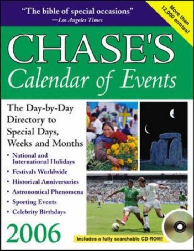 Beispielbild fr Chase's Calendar of Events zum Verkauf von Better World Books
