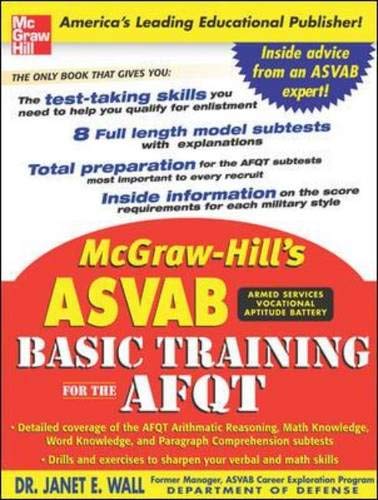 Stock image for McGraw-Hill's ASVAB Basic Training for the AFQT for sale by ThriftBooks-Dallas