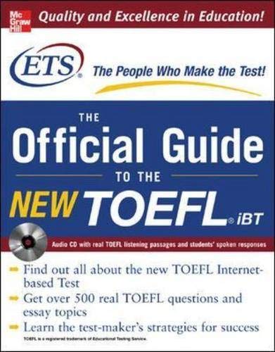 Stock image for TOEFL iBT: The Official ETS Study Guide (McGraw-Hill's TOEFL iBT) for sale by SecondSale