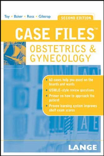 Beispielbild fr Case Files Obstetrics and Gynecology, Second Edition (LANGE Case Files) zum Verkauf von Once Upon A Time Books