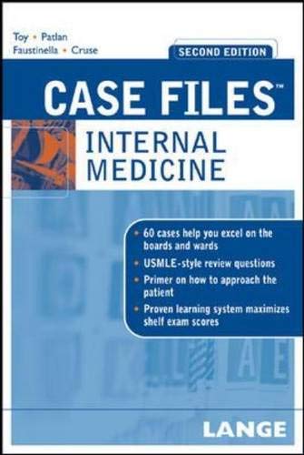 Stock image for Case Files Internal Medicine, Second Edition (LANGE Case Files) for sale by Wonder Book