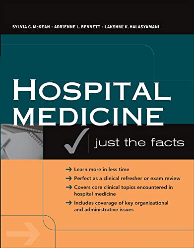 Stock image for Hospital Medicine: Just The Facts for sale by PlumCircle