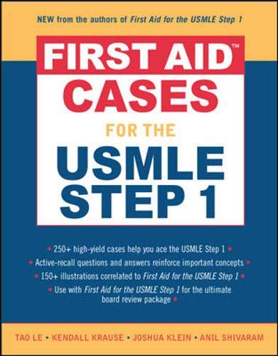 Beispielbild fr First Aid Cases for the USMLE Step 1 (First Aid Series) zum Verkauf von BooksRun